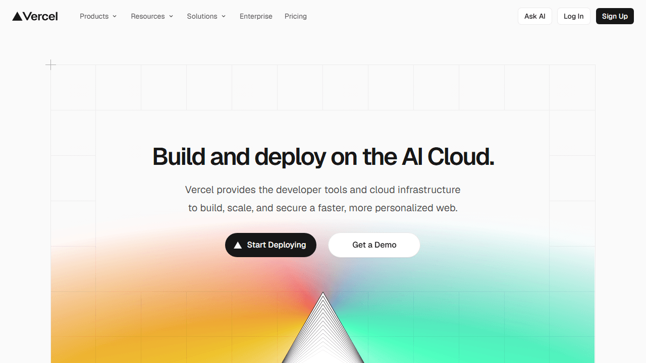 Example of a clean SaaS marketing capture