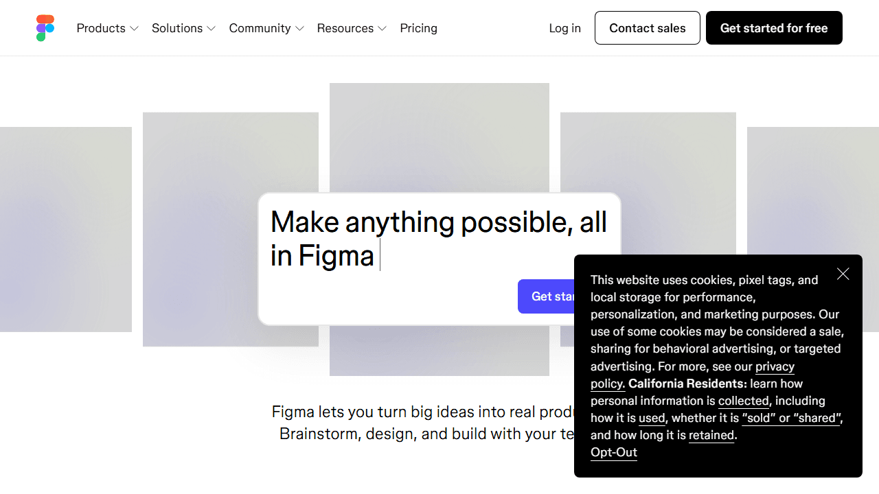 Screenshot capture of figma.com